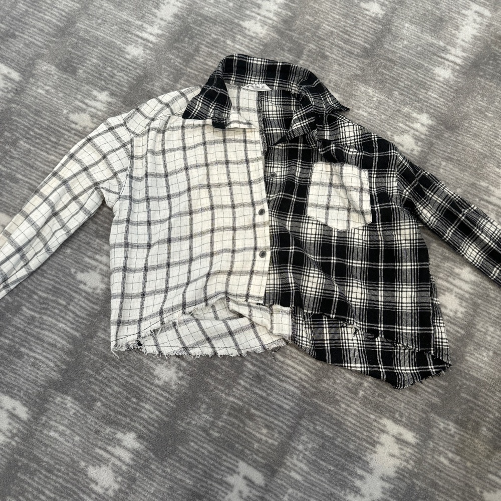 Plaid long sleeve